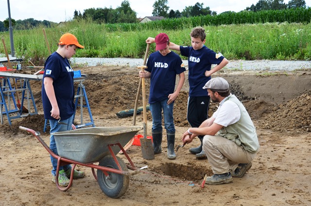 Archäologie und Jugendarbeit Hand in Hand - Beteiligung am Projekt "Zeit für Helden"